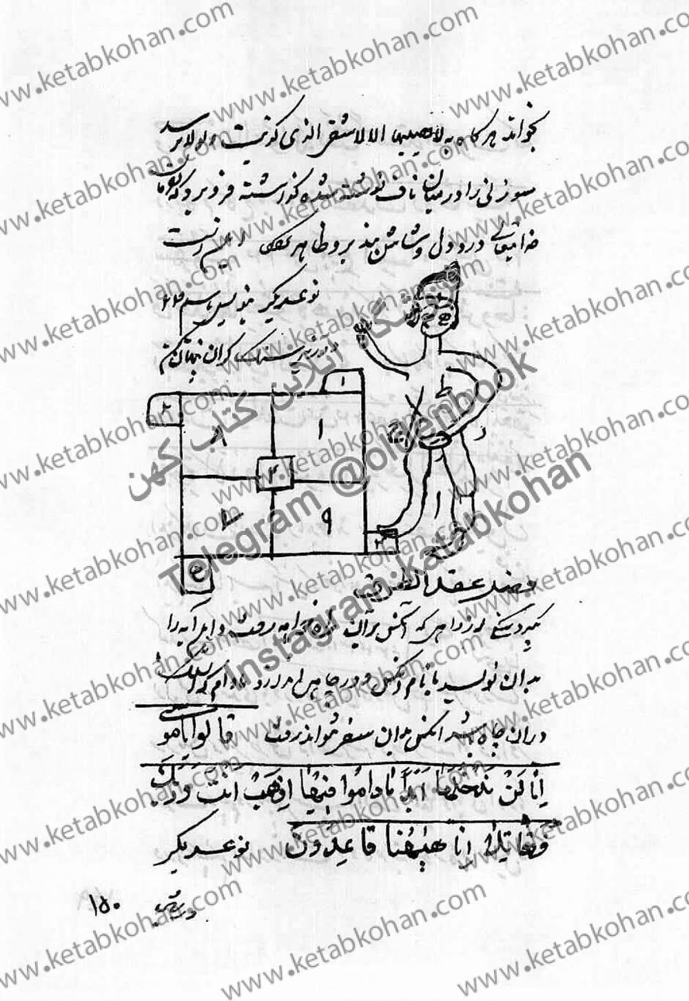 دانلود کتاب مستطاب فتح الغرایب در اسرار علوم غریبه در بیان طالع نامه زنان و مردان در بیان طالع نامه بیماران در بیان اسرار هفتادو دو دیو