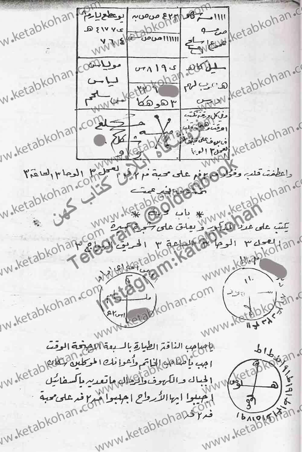 العلم الخفى مخطوط