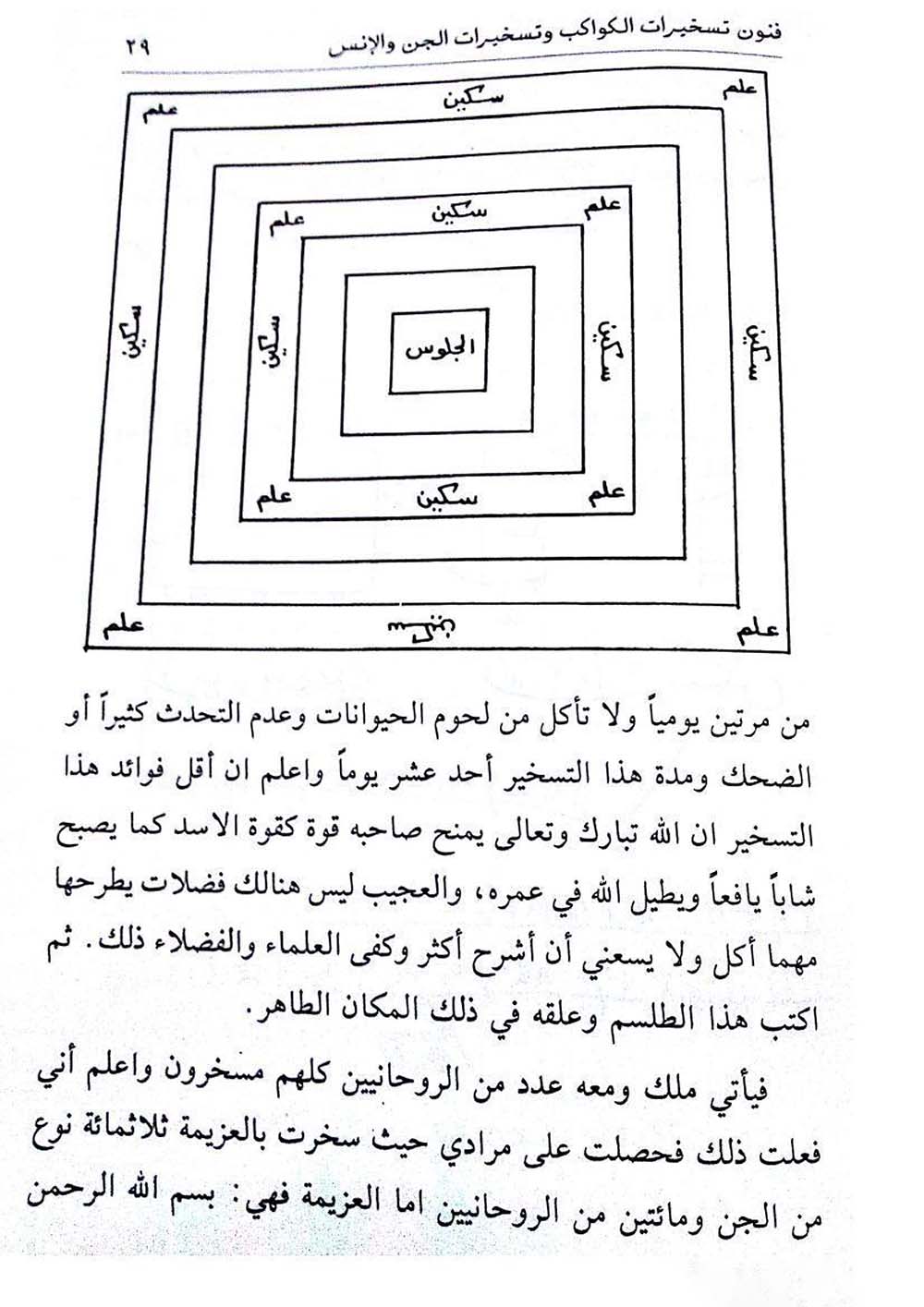 دانلود کتاب عربی فنون تسخيرات الكواكب وتسخيرات الجن والانس