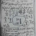 کتاب زبده الرمل سیاه قلم