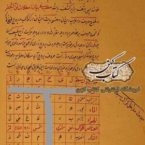 نمونه صفحات کتاب جواهر الاسرار شامل مباحث ابجد و اوفاق