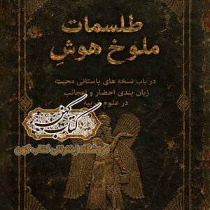 جلد کتاب طلسمات ملوخ هوش
