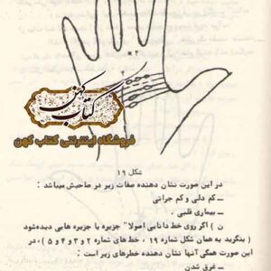 صفحات کتاب اسرار کف شناسی درباره خطوط و تپه های کف دست