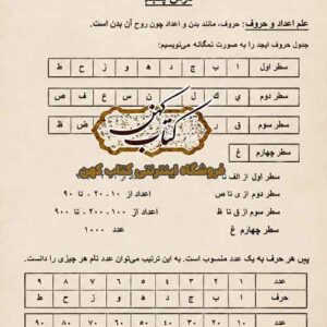 دانلود کتاب اصول علم حروف و اعداد