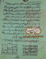 صفحه‌ای از نسخه خطی کتاب کناش طلسمات و تعویذات فارسی